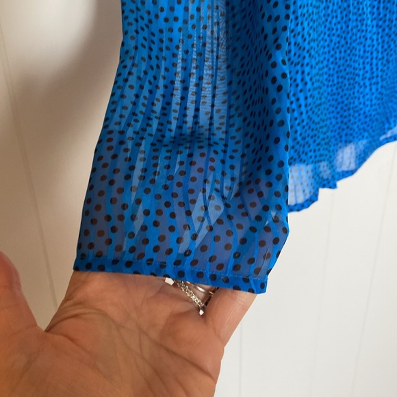 Vintage! La Chine Classic by Galinda Wang Sheer Blouse Size 4 - Picture 4 of 11